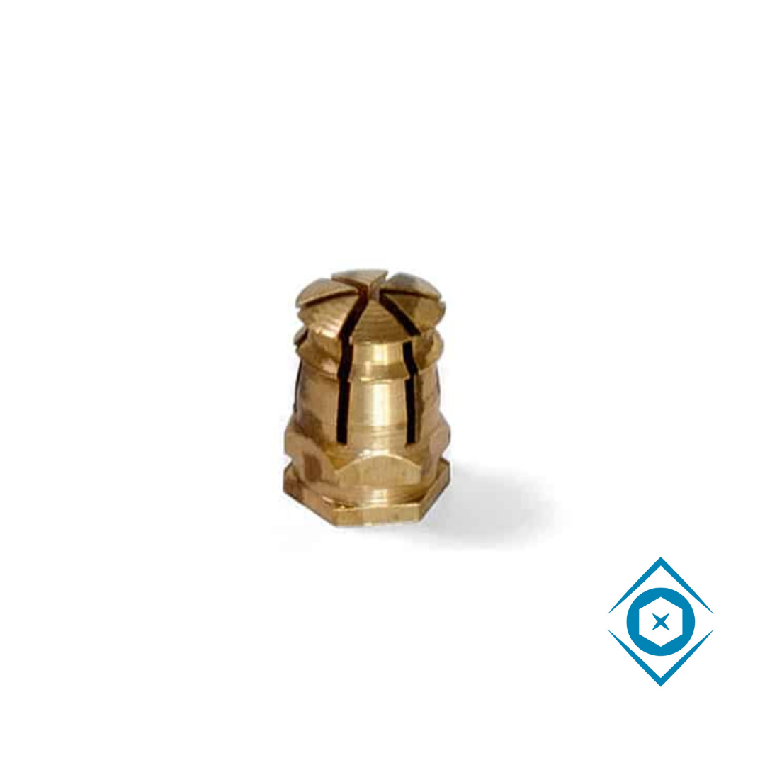 BRASS SOCKET M4 WITH SPHERE